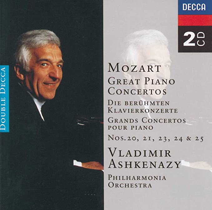 Vladimir Ashkenazy - Mozart Great Piano Concertos No. 20, 21, 23, 24 & 25 (2CDs) (New CD)