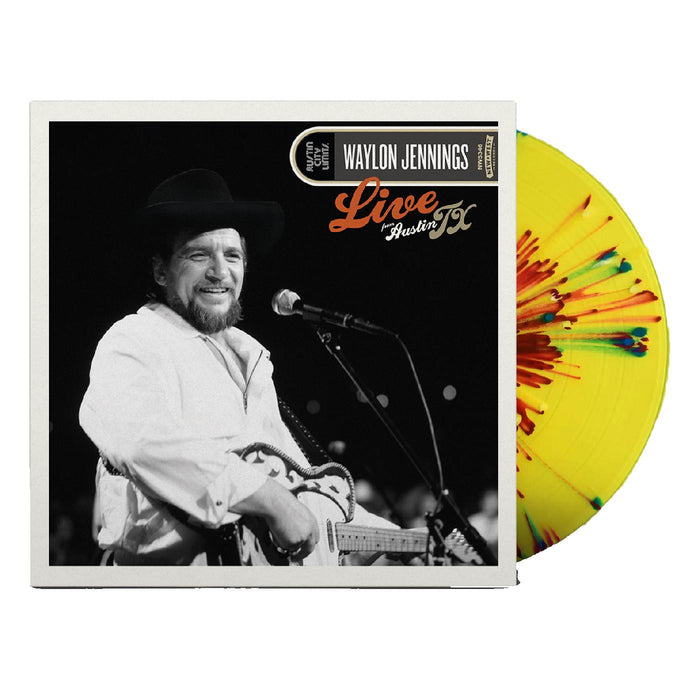Waylon Jennings - Live From Austin Tx '84 (Limited Edition Red/Yellow Splatter) (New Vinyl)