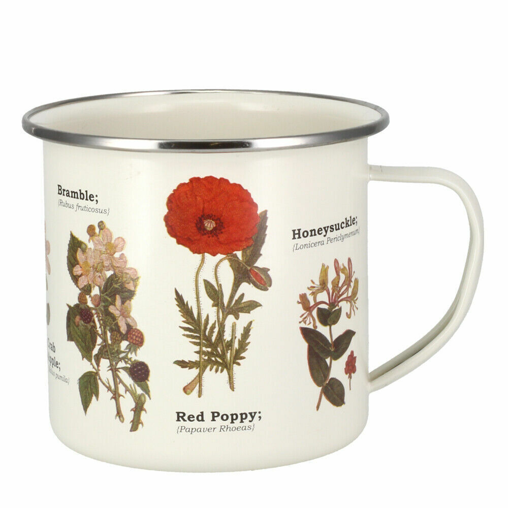 Wild Flowers Enamel Mug