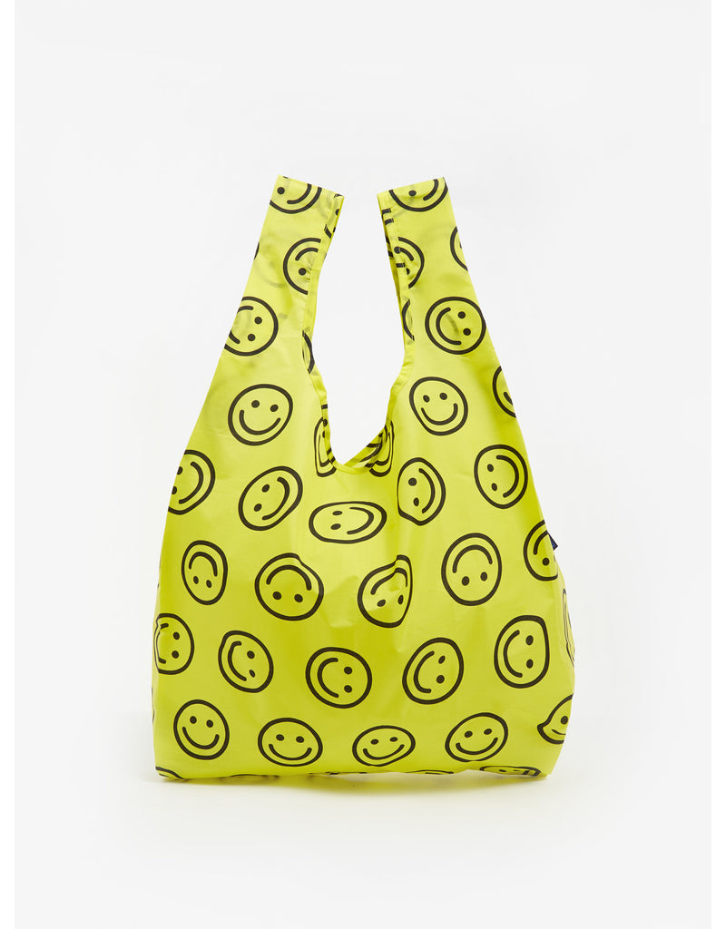 Yellow Happy - Standard Baggu Reusable Bag