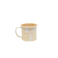 Yellow Splatter Enamel Mug - 12 Oz - Crow Canyon