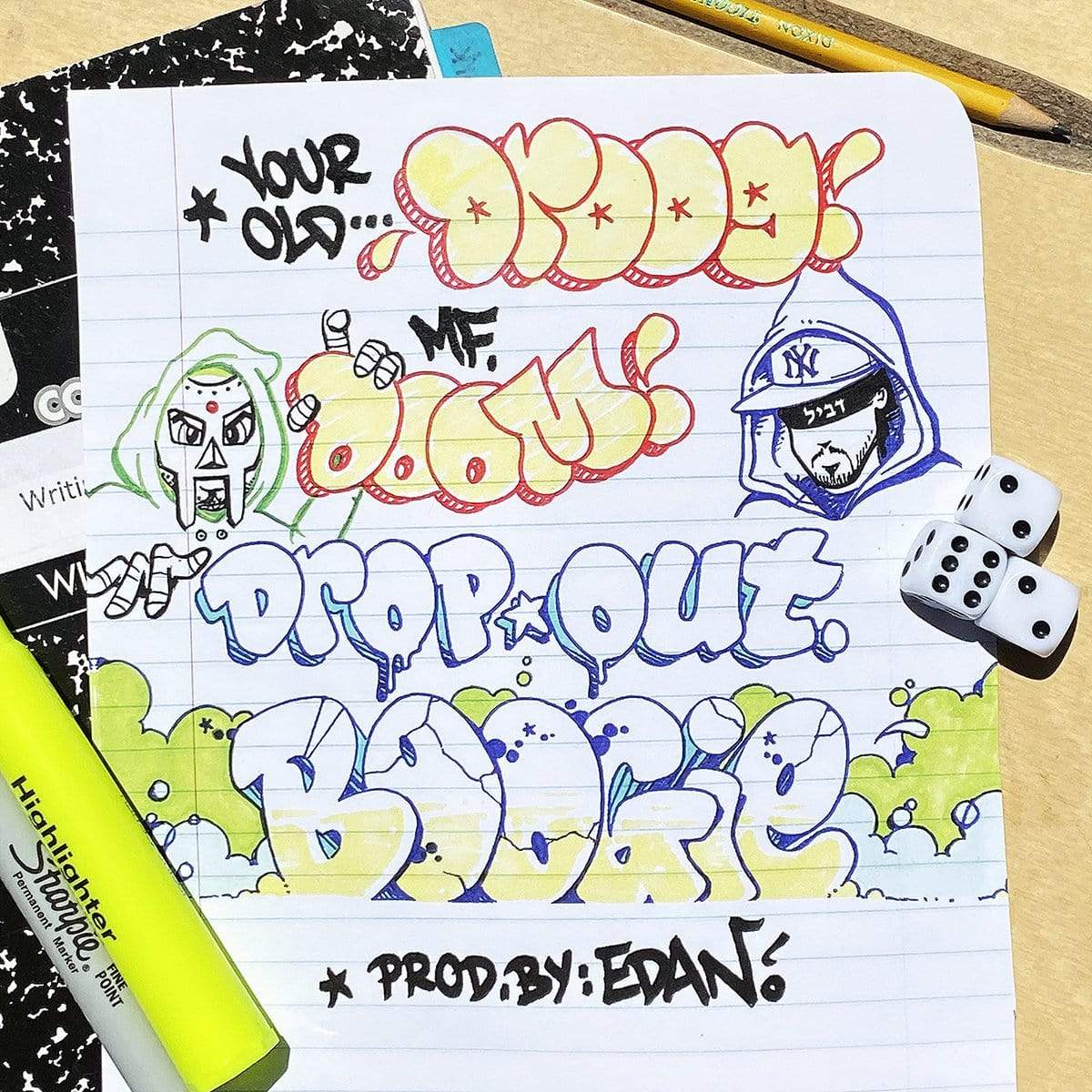 Your Old Droog + MF Doom - Drop Out Boogie (7") (New Vinyl)