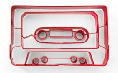 Cassette Tape Cookie Cutter