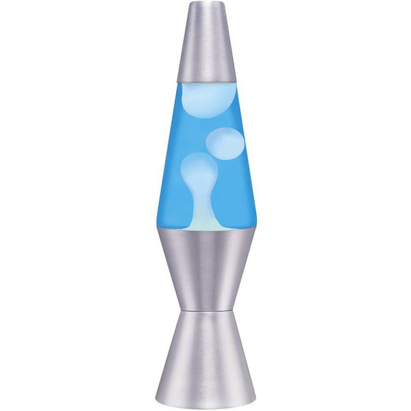 Lava Lamp Classic - WHITE WAX / BLUE LIQUID 11.5" - For PICK UP ONLY
