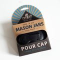 reCAP - Mason Jar Pour Cap (Wide Mouth) (Black)