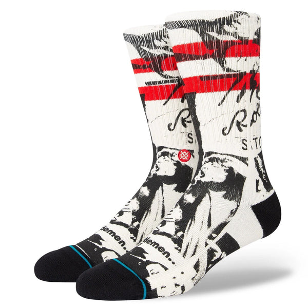 STANCE - The Rolling Stones "Ladies and Gentlemen" White Socks