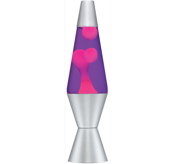 Lava Lamp Classic - PINK WAX / PURPLE LIQUID 14.5" - For PICK UP ONLY